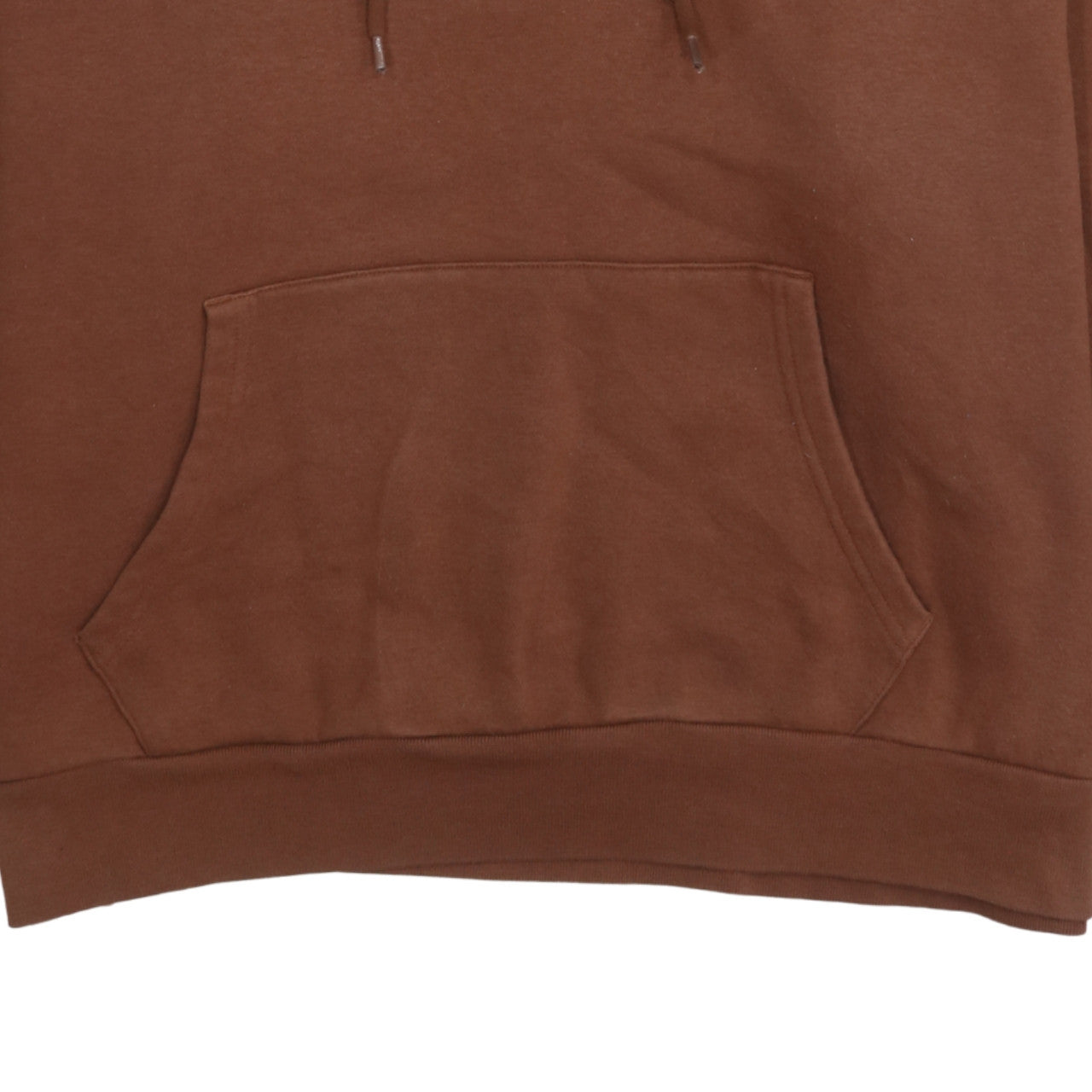 Adidas Womens Brown Pullover Hoodie UK 12 Relaxed Fit Cotton Blend