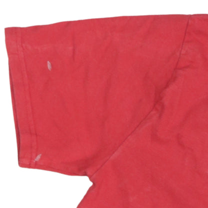 Ralph Lauren Boys Red Cotton Logo Short Sleeve T-Shirt Size L
