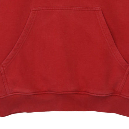 Adidas Boys Red Pullover Hoodie - Size 11-12 Years, Classic Logo Design