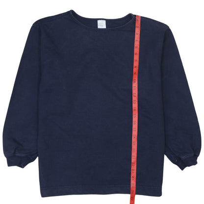 Puma Men's Blue Crew Neck Long Sleeve Pullover Sweatshirt S
