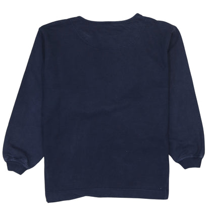 Puma Men's Blue Crew Neck Long Sleeve Pullover Sweatshirt S