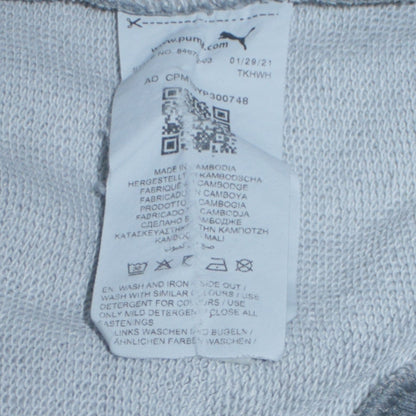 Puma Men's Grey Full Zip Hoodie Size M Regular Fit