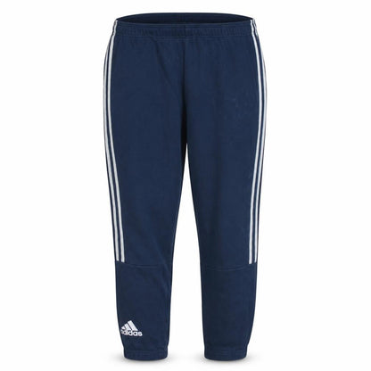 Adidas Men's Blue Jogger Trousers Regular Fit Fleece Comfort Pants