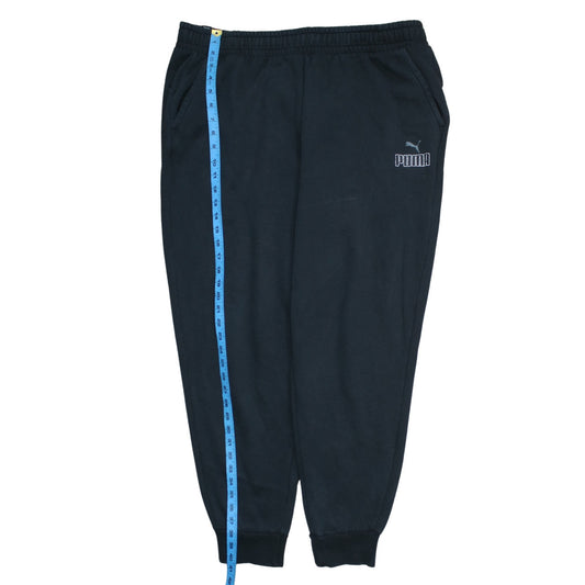 Puma Men’s Black 2XL Jogger Sweatpants with Logo