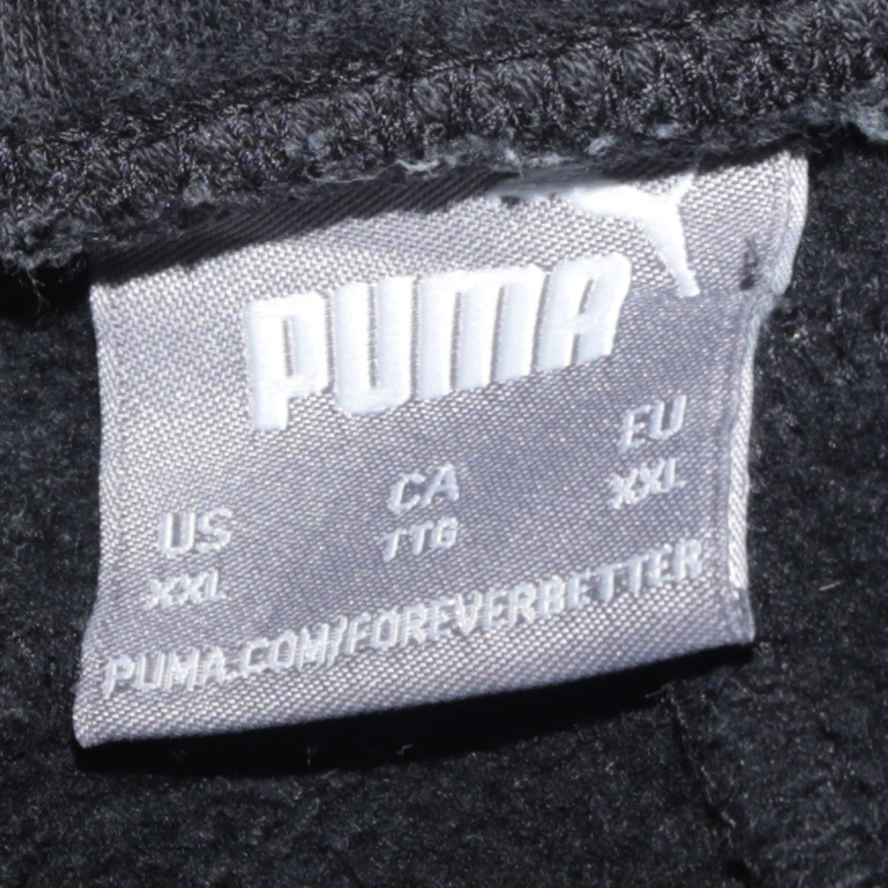 Puma Men’s Black 2XL Jogger Sweatpants with Logo