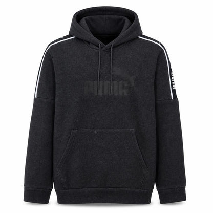 Puma Men's Black Pullover Hoodie S Regular Fit Graphic Logo