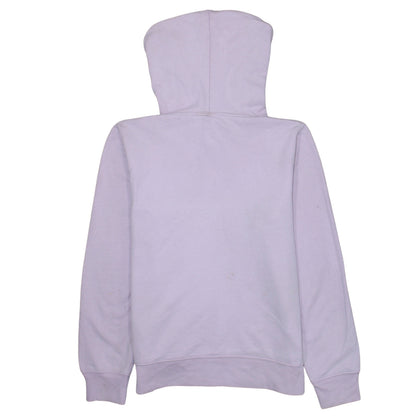 GAP Women Lilac Logo Pullover Hoodie Size M Cotton Blend