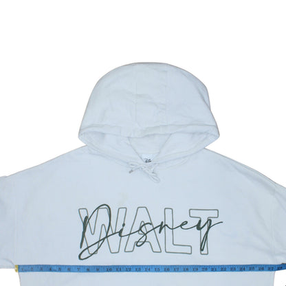 Disney Women White XL Walt Graphic Pullover Hoodie