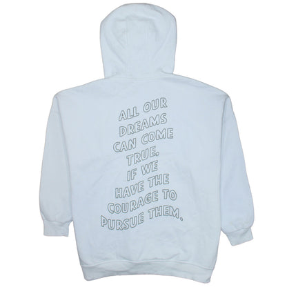 Disney Women White XL Walt Graphic Pullover Hoodie