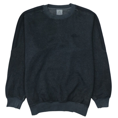 Adidas Men’s Black Crew Neck Pullover Sweatshirt Size L