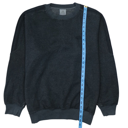 Adidas Men’s Black Crew Neck Pullover Sweatshirt Size L