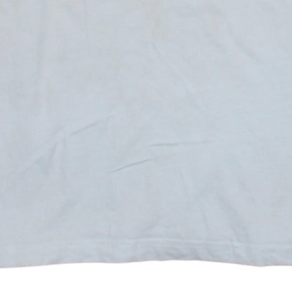 Ellesse Men's White Small Logo Graphic Cotton T-Shirt