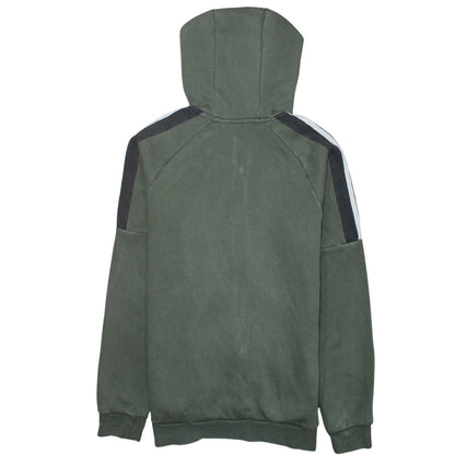 Adidas Boys Green Full Zip Hoodie Size XL - Hooded Fleece Sweatshirt