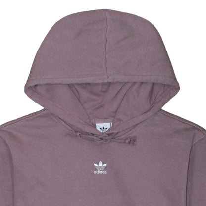 Adidas Womens Mauve Hooded Pullover Sweatshirt Size 12