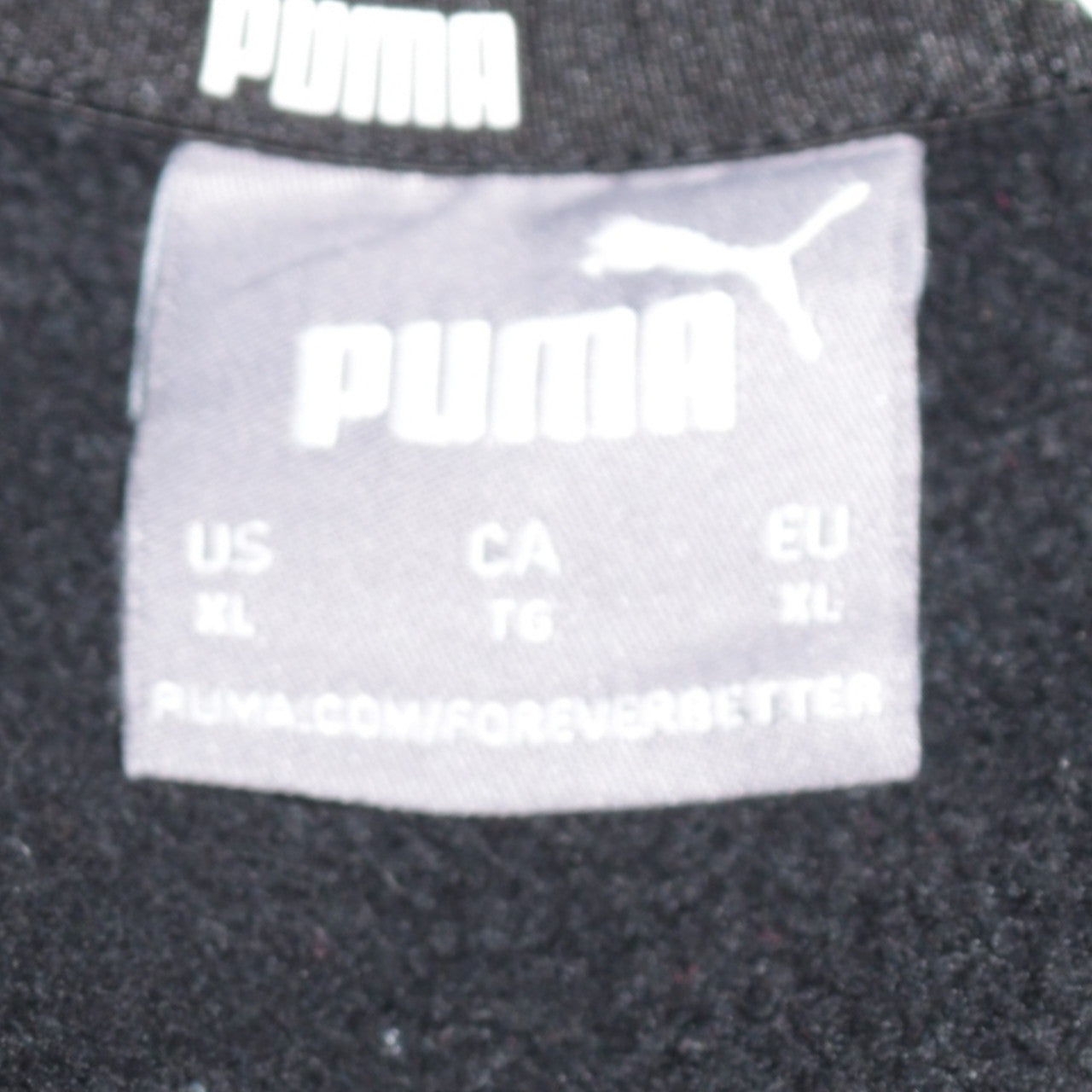 Puma Men's Black XL Crew Neck Pullover Sweatshirt