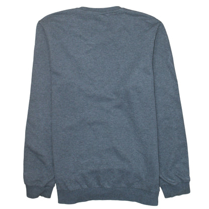 adidas Men’s Grey Crew Neck Sweatshirt L Pullover Fleece Sportswear