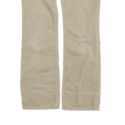 Levi Strauss & Co. Men's Beige Corduroy Chino Trousers 29x32 Regular Fit