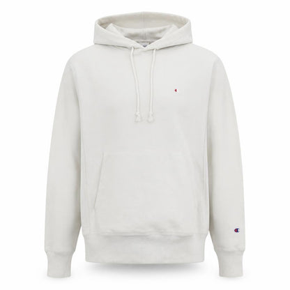 Champion Men's White Reverse Weave Pullover Hoodie Size Small