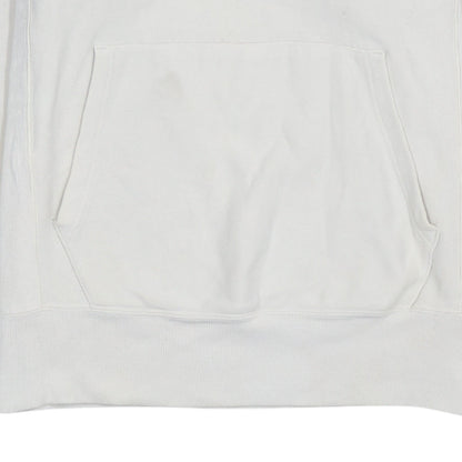 Champion Men's White Reverse Weave Pullover Hoodie Size Small