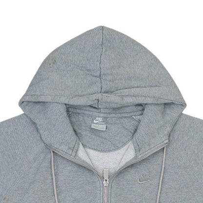 Nike Men's Grey 1/2 Zip Hoodie Sweatshirt Size L