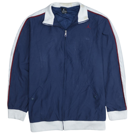 Jordan Men's Blue XL Track Jacket Full Zip Retro Sportswear