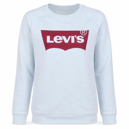 Levi's Mens White Logo Pullover Sweatshirt Size S Regular Fit