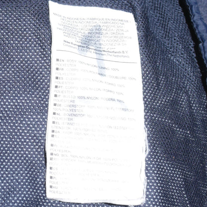Nike Men's Blue XL Windbreaker Jacket Hooded Full Zip Sportswear