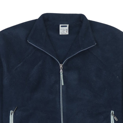 Fila Women's Blue Fleece Full Zip Jacket Size S
