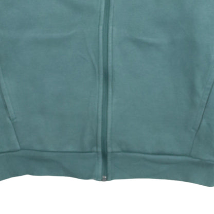 Puma Men's Green Full Zip Hoodie Size M Sports Style