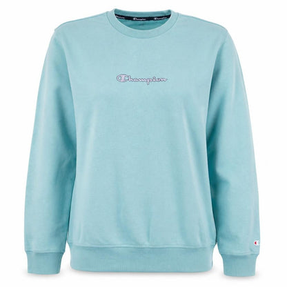 Champion Women's Blue Small Pullover Crew Neck Sweatshirt