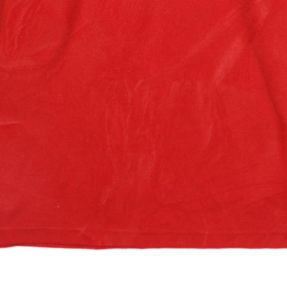 Champion Mens Red Fleece Quarter Zip Pullover Sweatshirt Size M