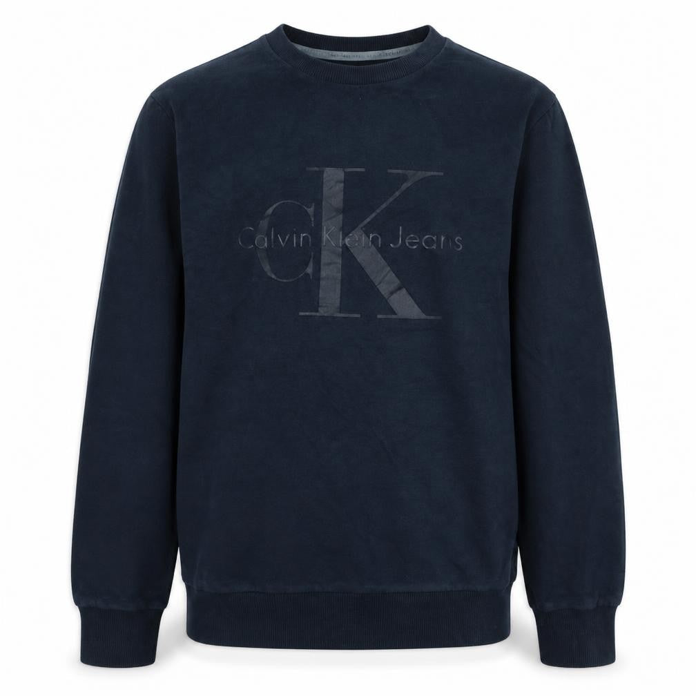 Calvin Klein Jeans Men's Black Small Crew Neck Sweatshirt