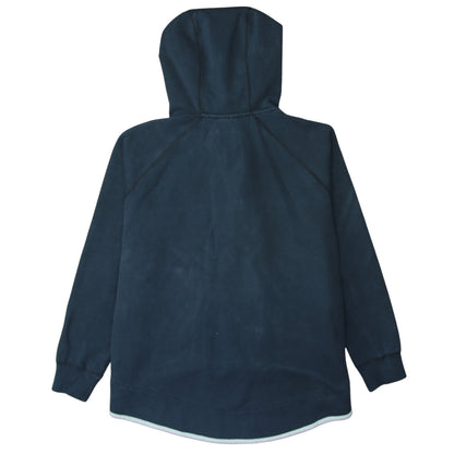 Nike Mens Blue Full Zip Hoodie L Sportswear Cotton Blend