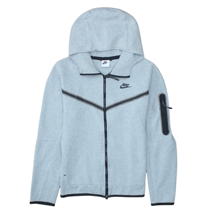 Nike Men's Grey Full Zip Hoodie Size S Sports Training