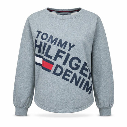 Tommy Hilfiger Denim Women's Grey Pullover Sweatshirt Size S