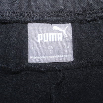 Puma Men's Black Cargo Jogger Trousers L Regular Fit