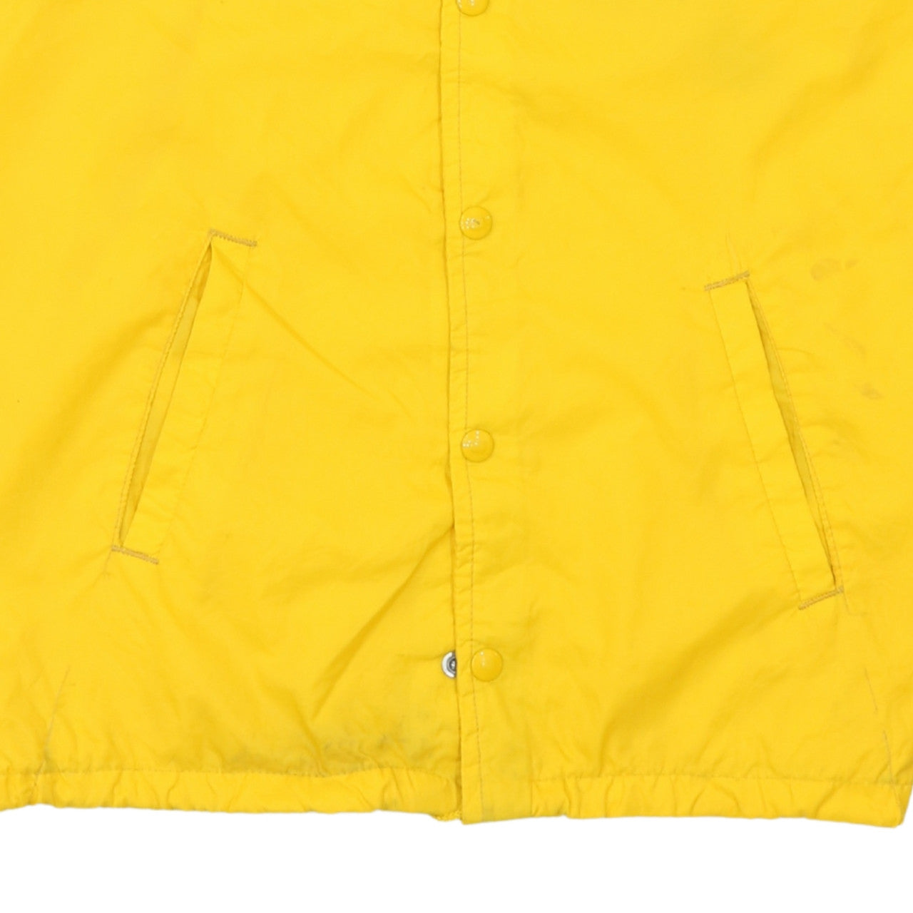 Champion Men’s Yellow Windbreaker Jacket L Vintage Arlington Sports