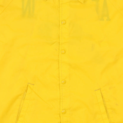 Champion Men’s Yellow Windbreaker Jacket L Vintage Arlington Sports