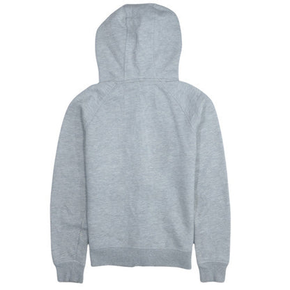 Adidas Women Grey Full Zip Hoodie Lined Cotton Blend UK 8