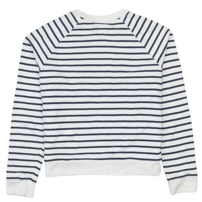 Levi's Women's Navy Stripe Crew Neck Pullover Sweatshirt Size S