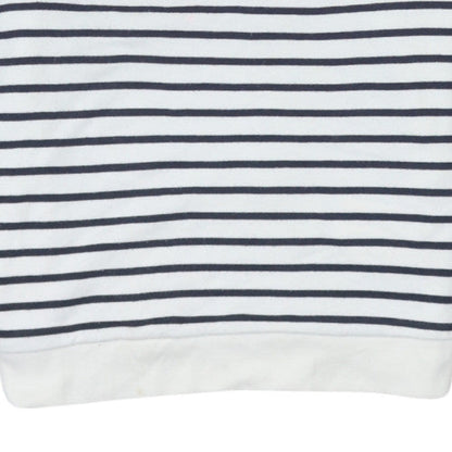 Levi's Women's Navy Stripe Crew Neck Pullover Sweatshirt Size S