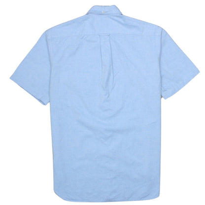 Ralph Lauren Men's Blue Classic Fit Short Sleeve Button-Up Shirt Size M