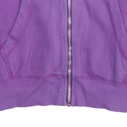 Nike Womens Purple Full Zip Hoodie Size M Relaxed Fit Sweatshirt