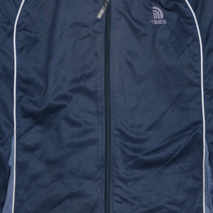 Times Sport Men's Blue Full Zip Lightweight Jacket L