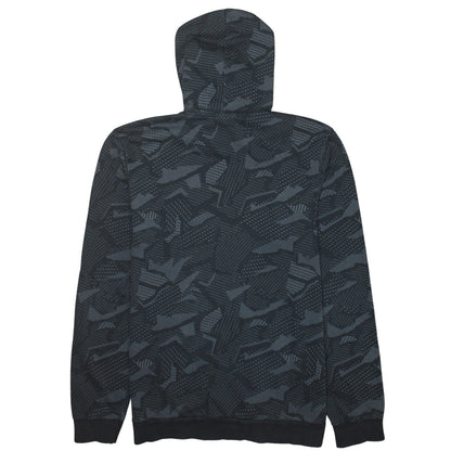 Adidas Men's Black Graphic Print Pullover Hoodie Size M