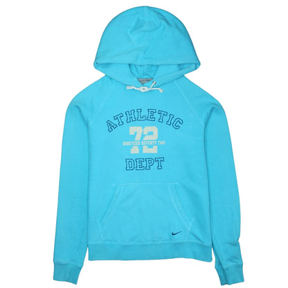 Nike Women's Blue Pullover Hoodie Athletic Dept Graphic Size M