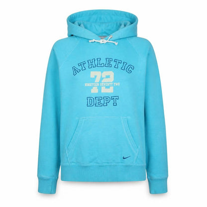 Nike Women's Blue Pullover Hoodie Athletic Dept Graphic Size M