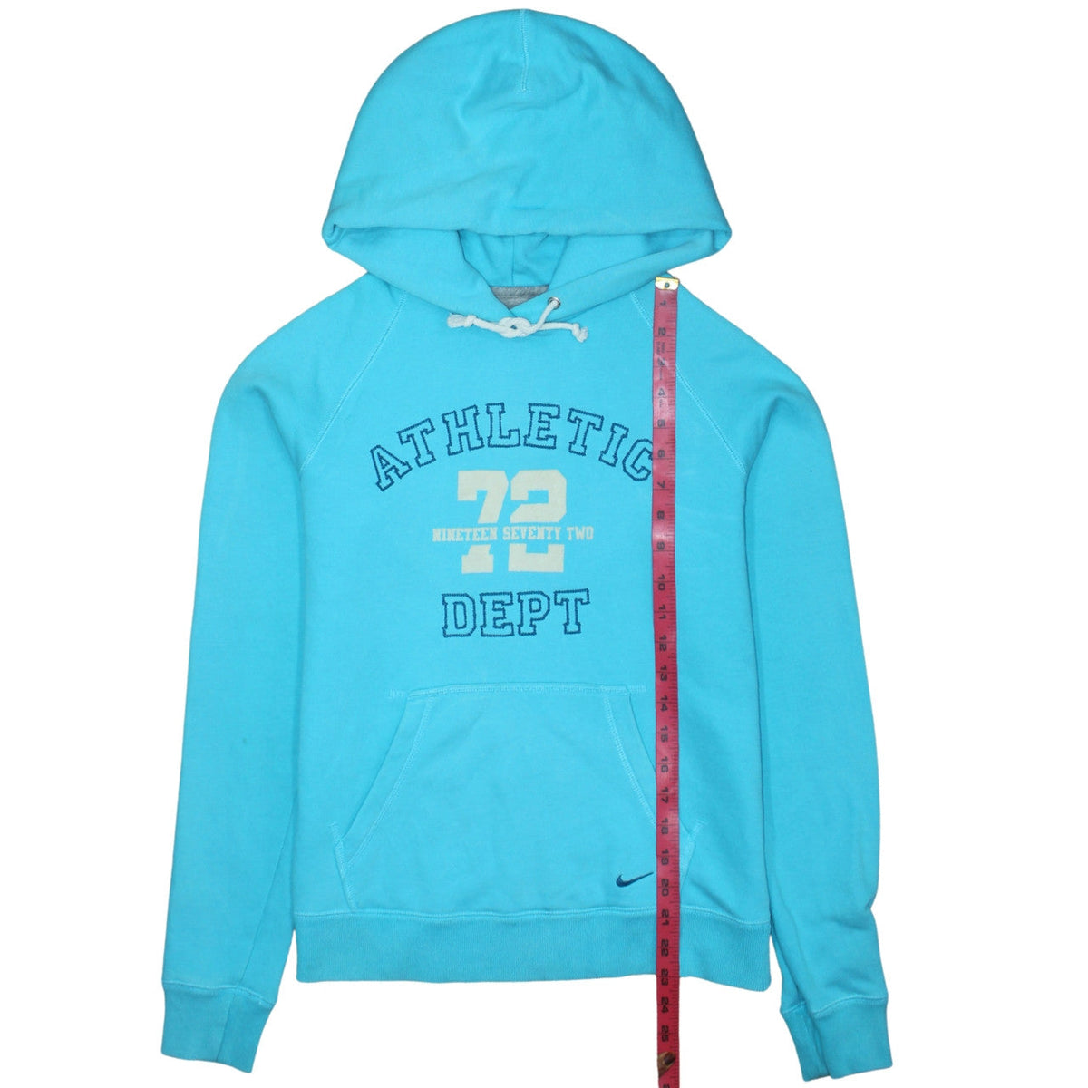 Nike Women's Blue Pullover Hoodie Athletic Dept Graphic Size M