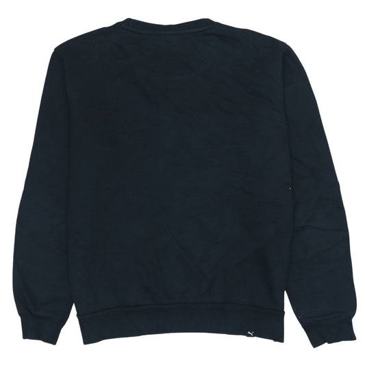 Puma Women's Black Crew Neck Pullover Sweatshirt Size M