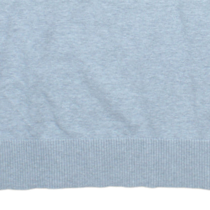 Tommy Hilfiger Men’s Grey V-Neck Cotton Jumper Size S